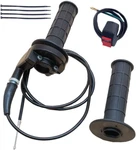 Auto-moto Handle Bar Grips +throttle Cable Housing Clamp. Fixed Price $21.99.