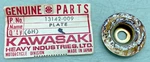 Qty New Genuine Kawasaki 13142-009 Plate. Fixed Price $12.28.
