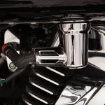 Ciro Fuel Line Fitting Cover - Chrome Twin Fits Cam/sportster 73000. Fixed Price $29.99.