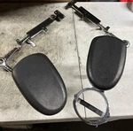 Kuryakyn Swing Out Arm Rests With Cupholder For Harley Davidson Touring Pak. Fixed Price $189.99.