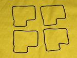 (4) 84-87 Honda Goldwing 1200 Aspencade Carburetor Float Bowl Gasket O-ring. Fixed Price $29.99.