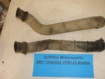 2001 Yamaha Breeze Yfm 125 Breather Snorkle Tubes Pipe. Fixed Price $48.00.