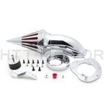 Spike Air Cleaner Intake Filter Kit For Honda '86-'12 Chrome. Fixed Price $98.99.