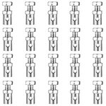 20PCS Throttle Ends 1/8" Universal Cables Repair Kit, Silver. Fixed Price $8.62.