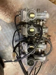 1979 Suzuki Oem Carburetors Mikuni Rack Set. Fixed Price $300.00.