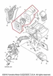 New Oem Yamaha Air Cleaner Filter Assembly. Fixed Price $39.95.
