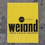 Original Vintage 1960 Weiand Catalog Hot Rod Drag Racing Speed Shop Equipment. Fixed Price $99.99.