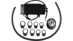 Jagg Vertical Mount Oil Cooler Kit Black #751-FP2600-0323 Harley Davidson. Fixed Price $492.35.