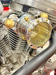 Chrome Brass Air Cleaner Intake Velocity Stack Harley Sportster Xl 883 1200 S1. Fixed Price $10096.26.