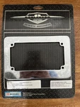 Nos Suzuki Oem Smooth License Plate Frame C50 C90 990A0-79002. Fixed Price $27.00.