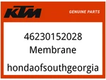 Ktm Oem Part 46230152028 Membrane. Fixed Price $71.39.