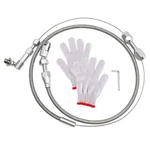 24" Universal Throttle Cable Braided Stainless Steel Kit With .... Fixed Price $33.99.