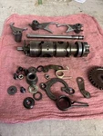 Triumph Thunderbird 900 Oem 2002 Transmission Shift Drum Shaft Forks Assorted. Fixed Price $100.00.
