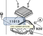 Kawasaki Oem Voyager Element Air Filter 11013-1137. Fixed Price $50.34.