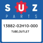 13882-02H10-000 Suzuki Tube,outlet 1388202H10000, New Genuine Oem Part. Fixed Price $36.83.