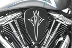 Baron Big Air Cleaner Kit Pinstripe Black #BA-2013-13B For Yamaha. Fixed Price $323.88.