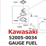 New Kawasaki Genuine 2006-2008 Vulcan 1500 Gauge Fuel 52005-0034. Fixed Price $134.99.