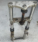 1995-2005 Kawasaki Vulcan 800 Front Forks Shock Tube Suspension Triple Tree Axle. Fixed Price $148.00.