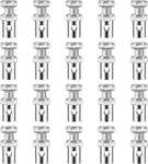 Giantree 20 Pcs Universal 1/8" Throttle Brake Cable Ends, Go Kart Silver. Fixed Price $7.88.
