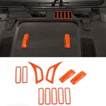 Fender Side Hood Air Inlet Vent Trim Cover For Jeep Jl Jt Wrangler 2018+ Orange. Fixed Price $46.99.