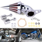 Spike Intake Air Cleaner Filter Fit For Harley Softail Dyna Touring Road Glide. Fixed Price $94.95.