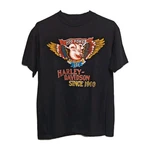 Vintage Hog Power Harley Davidson T-shirt Distressed Size Medium Used As-is. Fixed Price $195.99.