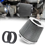 Universal Clamp-on Air Intake Filter, 76 89 102MM (3/3.5/4IN) Hi Color: Silver. Fixed Price $26.99.