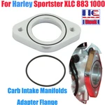 Carb Intake Manifolds Adapter Flange CV40MM For Harley Sportster Xlc 883 1000. Fixed Price $12.99.