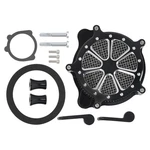 Air Filter Intake Cnc Cut Cleaner Kit For Harley Dyna 00-17 Softail 00-15. Fixed Price $101.00.