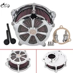 Chrome Rsd Air Cleaner Intake Filter Kit For Harley M8 Electra Road Glide 17-21. Fixed Price $101.46.