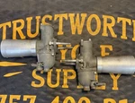 Triumph T120 Amal L930 R930 Carburetor Pair Velocity Stacks Right Left 2D. Fixed Price $185.00.