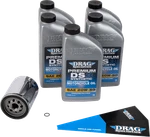 Drag Specialties 20W-50 DS3 Synthetic Chrome Engine Oil Change Kit For Harley M8. Fixed Price $109.99.