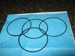Honda V65 VF1000 V45 VF700 Magna Sabre Interceptor Float Bowl Gasket O-ring. Fixed Price $15.00.