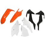 Fairing Kit Ufo Plast 7 Piece White / Orange Black. Fixed Price $119.53.