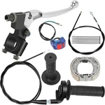Yoxufa Mini Bike Throttle Assembly + Drum Brake Lever Black. Fixed Price $35.97.