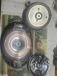 Harley Softail 105TH Anniversary Copper Air Cleaner Filter Backing Scratched. Fixed Price $75.00.