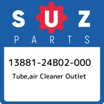 13881-24B02-000 Suzuki Tube,air Cleaner Outlet 1388124B02000, New Genuine Oem Pa. Fixed Price $22.62.