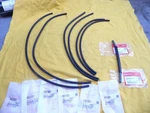 Honda CB400F CB350F Genuine Carb Overflow Vent Fuel Tube Set W/clips Nos. Fixed Price $146.00.