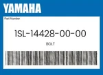 Yamaha Genuine Bolt 1SL-14428-00-00. Fixed Price $13.65.