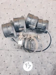 1972-77 Honda CB350F CB400F Insulators Intake Set #16212-333-030 #16213-333-030. Fixed Price $45.00.