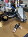 17-23 Harley Davidson Milwaukee 8 Throttle Body, Intake Manifold, Fuel Injectors. Fixed Price $250.00.