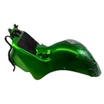 2012 12-23 Kawasaki ZX14R Ninja Black Gas Fuel Tank Green Oem Dented. Fixed Price $179.00.