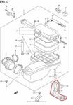 New Oem Suzuki AN400S Burgman Air Cleaner Rear Bracket Assembly. Fixed Price $39.95.