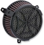 Cobra Air Cleaner Kit Black Harley Steel Venturi Design 606-0101-02B-SB. Fixed Price $296.99.