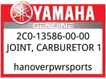 Yamaha Oem Part 2C0-13586-00-00 Joint, Carburetor. Fixed Price $61.99.