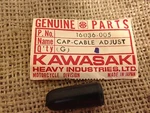 Nos Kawasaki Cable Adjuster Cap 1972-1975 H1 Mach Iii S1 S2 S3 16036-005. Fixed Price $16.39.