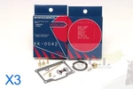 Kawasaki KH500 Triple Keyster Carburetor Rebuild Repair Kits 1973 - 1976. Fixed Price $84.86.
