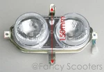 Front Head Light With 3 Wires For Peace Sports TPGS-804 150CC Vip Scooter. Fixed Price $39.95.