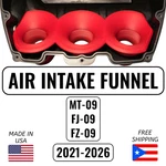 Velocity Stack Air Intake Funnel Yamaha MT-09 / FJ-09 FZ-09 (2021-2026) Red. Fixed Price $99.99.