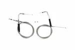 34" Stainless Steel Throttle / Idle Cable Set Harley By V-twin 90-95 Fxrs Fxst. Fixed Price $61.23.